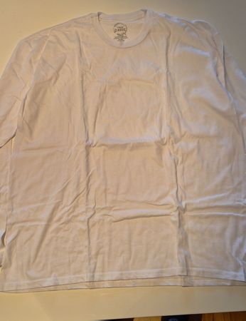 Neuwertiges, weisses Langarmshirt von True Classics XXL