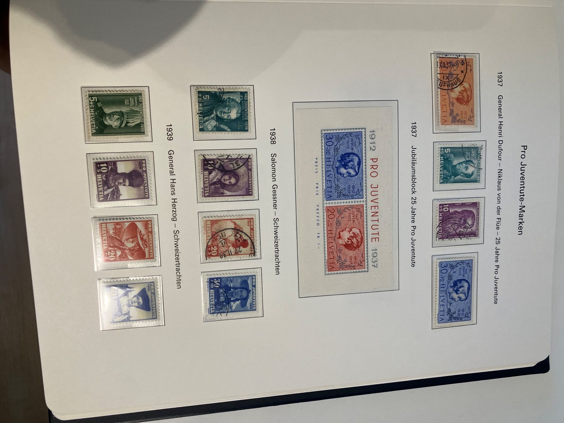 Tous les timbres: Pro Juventute 1912 - 1974 /bitte lesen – D'occasion à Baar par Ramona10 5