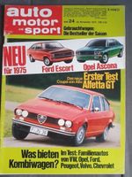 AMS 24/74 BMW Alpina E12 Alfa Alfetta GT GTV Opel Volvo xx