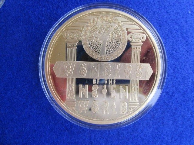Medaglie: GIGANT: Grosse Pyramide von Gizeh - Weltwunder - 70 mm - PP – Nuovo e nell'imballaggio originale da Luzern venduto da Horoskop1 2