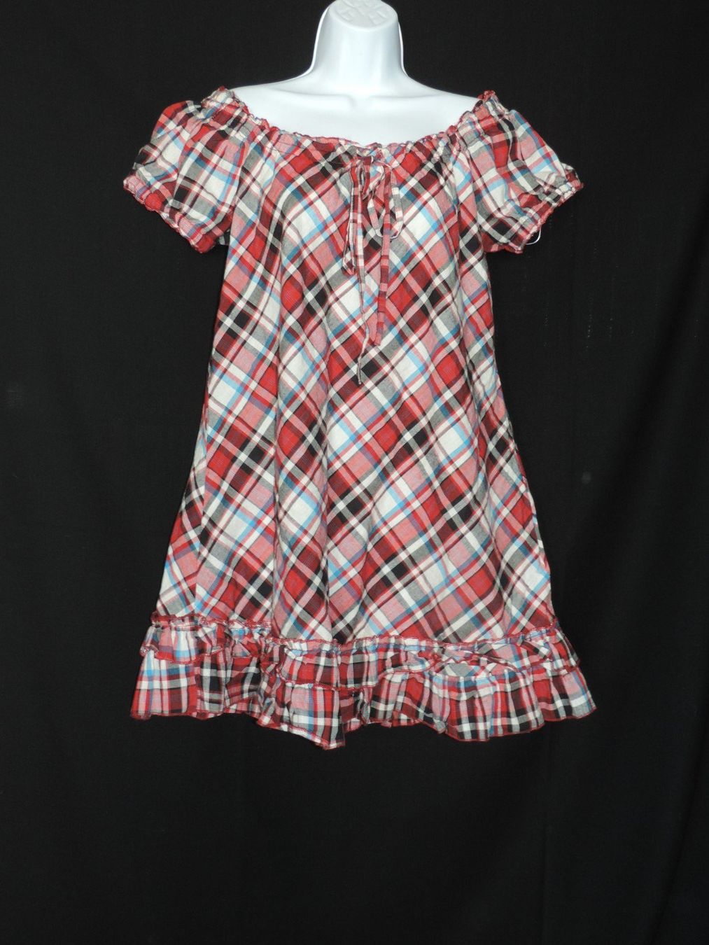 Kleider: robe à carreaux rouge et bleue – Gebraucht aus Genève von Axelle333 6