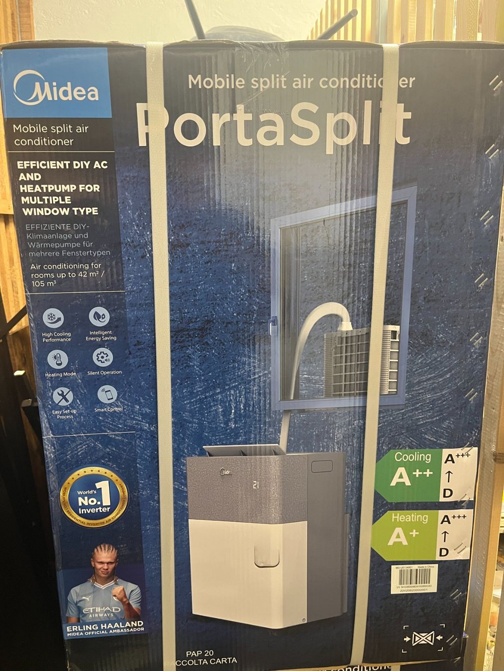 Midea Condizionatori: Midea Porta Split Condizionatore Mobile – Nuovo e nell'imballaggio originale da Lugano venduto da MrVooDoo