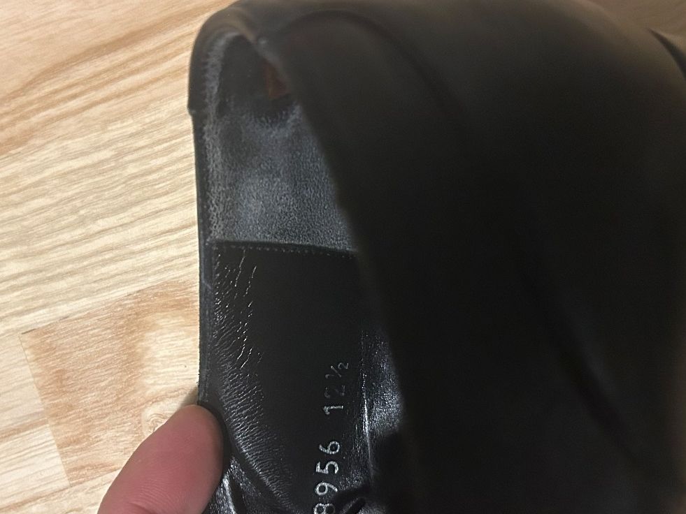 Gucci Scarpe da uomo: Gucci Lederschuhe Gr. 12.5 schwarz – Usato da Brüttisellen venduto da ThommyK 6