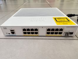 Cisco Catalyst C1000-16P-2G-L Switch professionnel PoE+