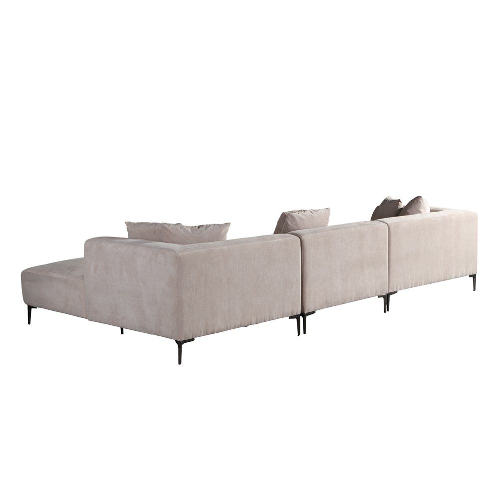 Divani: 21393 - Ecksofa TORINO Beige Rechts – Nuovo e nell'imballaggio originale da Wallenwil venduto da toesstal-vertrieb 5