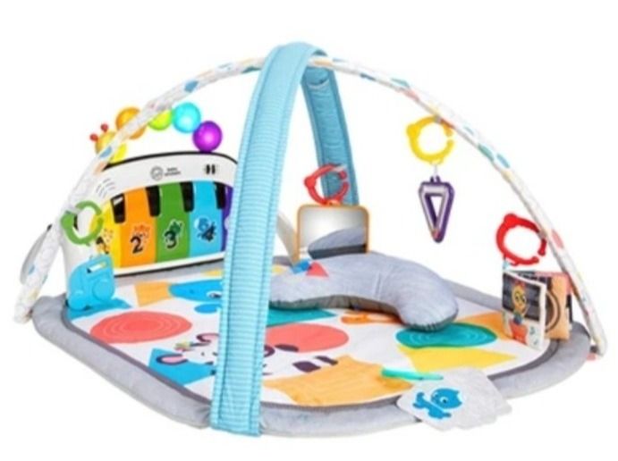 Baby Spielmatte Mit Spielbogen - Faltbare Krabbeldecke Mit Musik & Licht Für 0-12 Monate