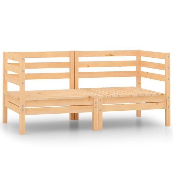 Sofas: Garten-Ecksofas 2 Stk. Massivholz Kiefer – Neu und originalverpackt aus Oberarth von Edlwiis91