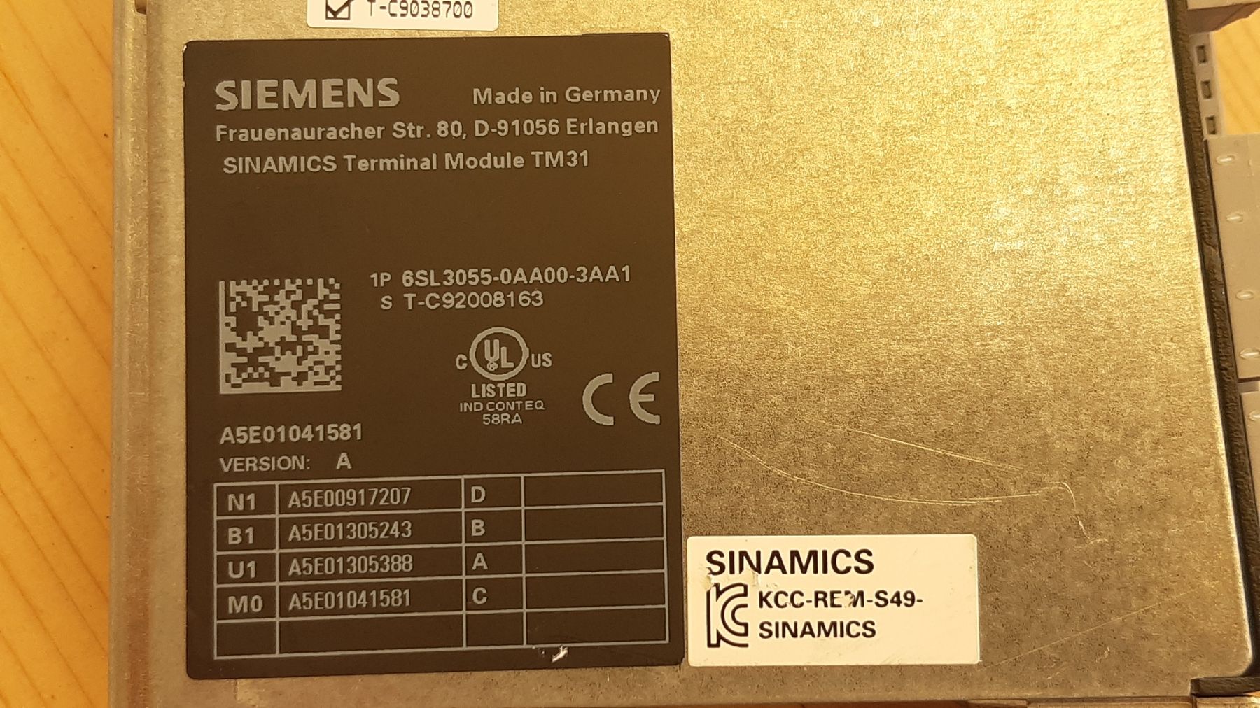 Siemens Componenti elettronici: Siemens Sinamics Terminal Modul TM31 – Usato da Oey venduto da Parkplatzbrocki 3