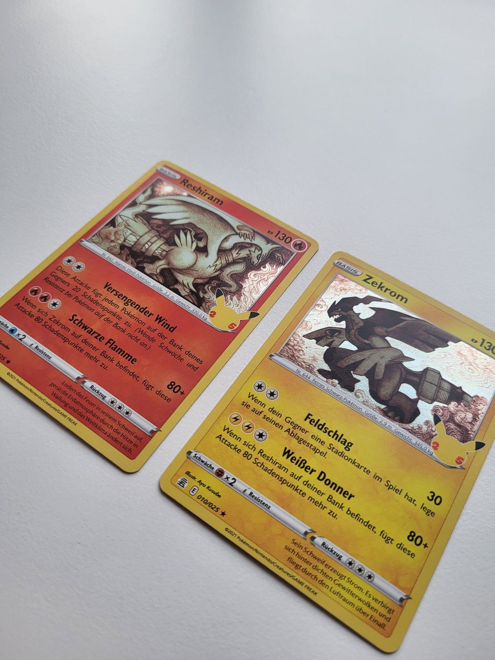 Pokémon Carte collezionabili: Reshiram & Zekrom (Celebrations) – Usato da Erlenbach ZH venduto da ram_mjn5 2