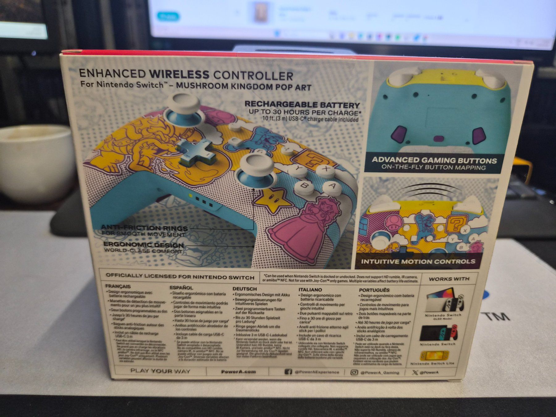 Controller: PowerA Wireless Controller Nintendo Switch Mario neu – Nuovo e nell'imballaggio originale da Zürich venduto da Joselito0 1