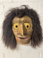 Holzmaske, handgeschnitzt - perfekt für Fasnacht!