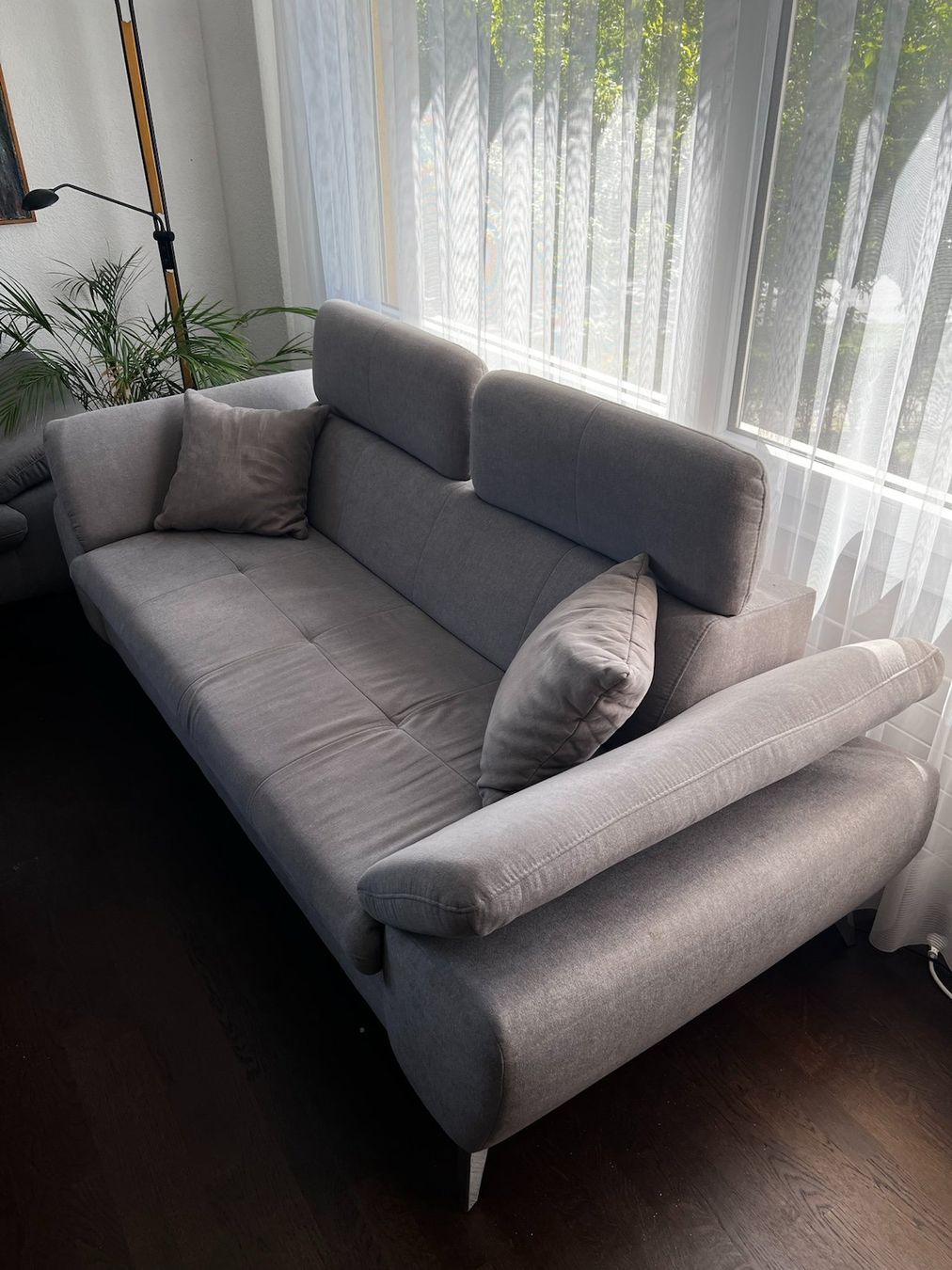 Divani: Modernes graues Sofa-Set 2x Sofa sehr gepflegt – Usato da Hinterkappelen venduto da Blunschi_1 2