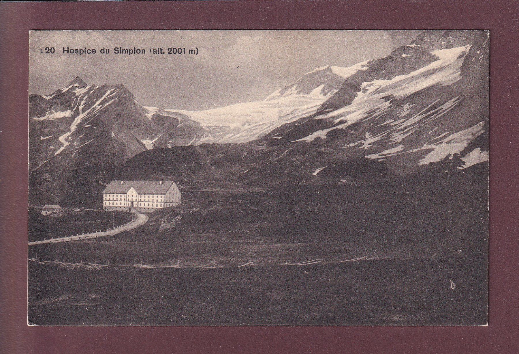 Cartoline postali: SIMPLON - Hospice – Usato da Pully venduto da nicecards