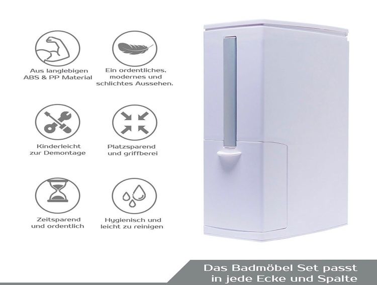 Altri accessori per il bagno: Toilettenbürste mit Mülleimer, Badezimmer Set. – Usato da Wald (ZH) venduto da JeweilsPlus 1