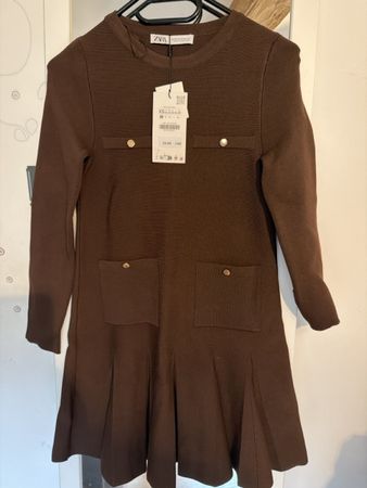 Zara Strickkleid, Grösse XS, neu mit Etikett, Herbst 🍂