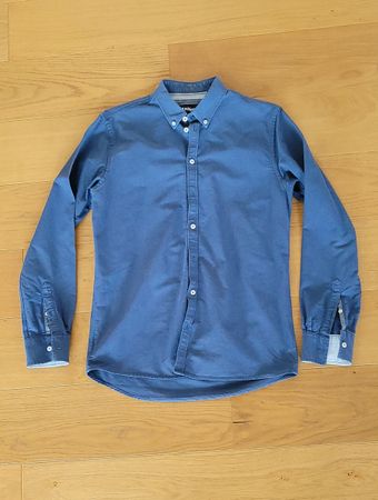 Herrenhemd von minimum Gr. L, blau
