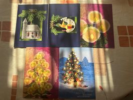 Wunderschöne Weihnachtskarten Sammlung, viele Jahrgänge