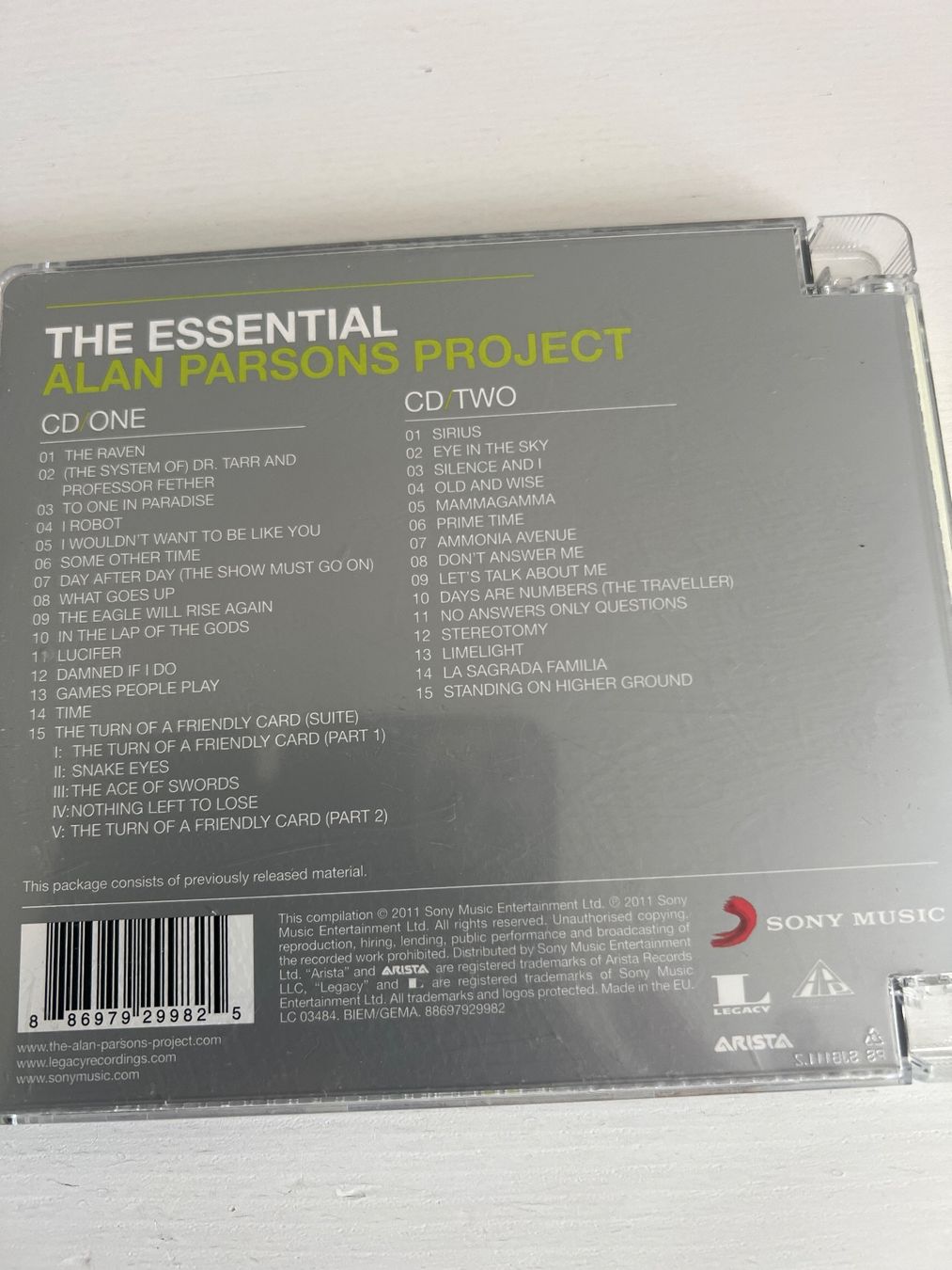 CDs: The Essential Alan Parsons Project – Gebraucht aus Langenthal von Yderf8 1