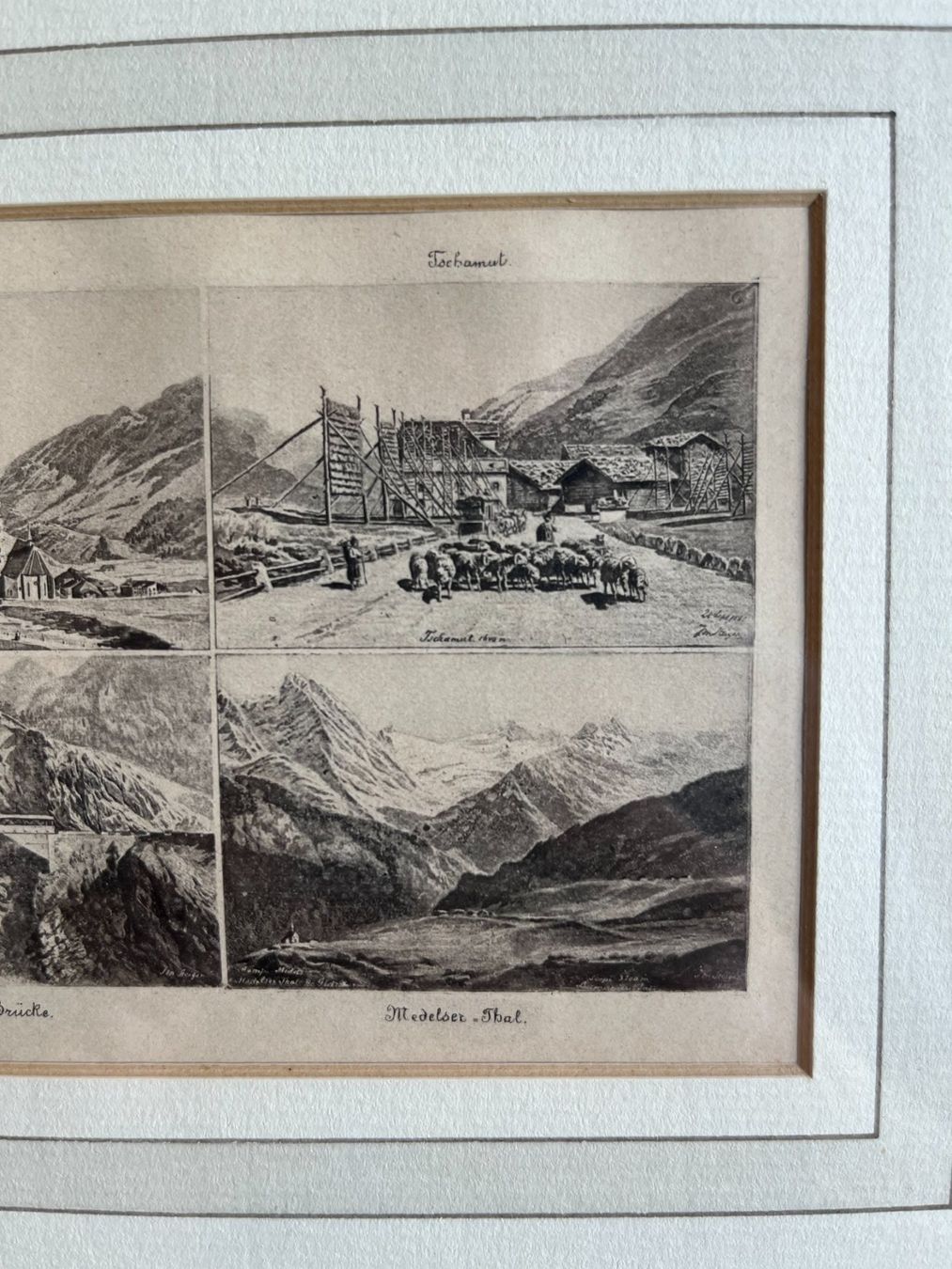 Stiche: "DISENTIS, TSCHAMUT, MEDELS" - Surselva/Graubünden – Neu (gemäss Beschreibung) aus Schübelbach von artandstyle 2