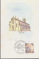 CARTOLINA SANDRO MADONNA  # 2 ALESSANDRIA ANNULLO FILATELICO