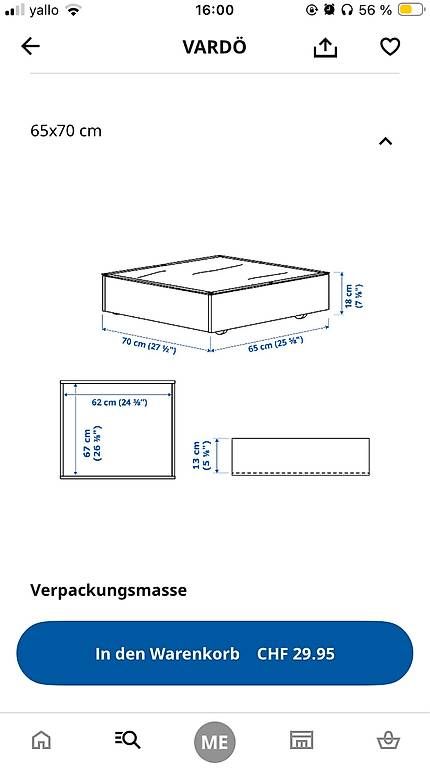 Casse di trasporto: Bettkasten Vardö – Usato da Zürich venduto da mceee 2