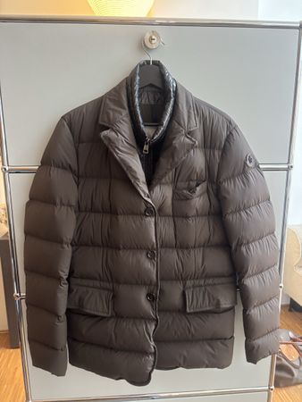 Moncler Daunenjacke braun olive Grösse 2 guter Zustand