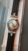 Montre Swatch Irony avec cristaux et bracelet noir