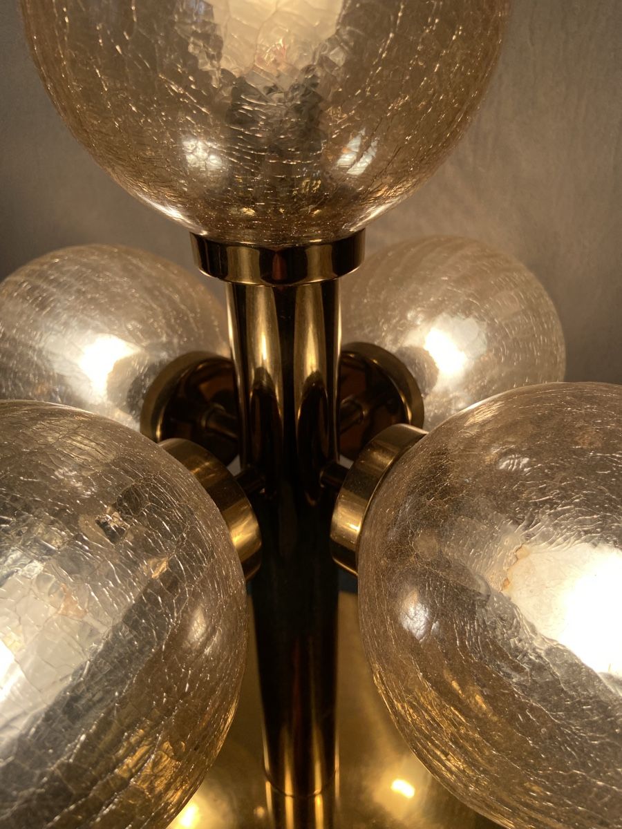 Lampen: Space Age! Tischleuchte - Messing -Glas – Gebraucht aus Zürich von Unique2400 7