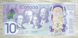 Canada 10 Dollars Polymer Commenorative UNC