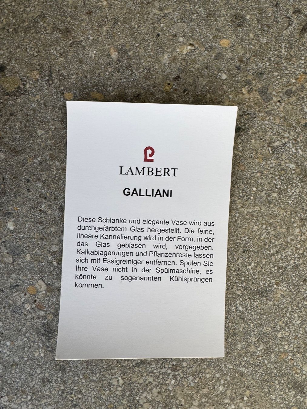 Lambert Vasi & Recipienti: Blaue Vase MILANI von LAMBERT – Nuovo e nell'imballaggio originale da Triboltingen venduto da Lavazza9 3