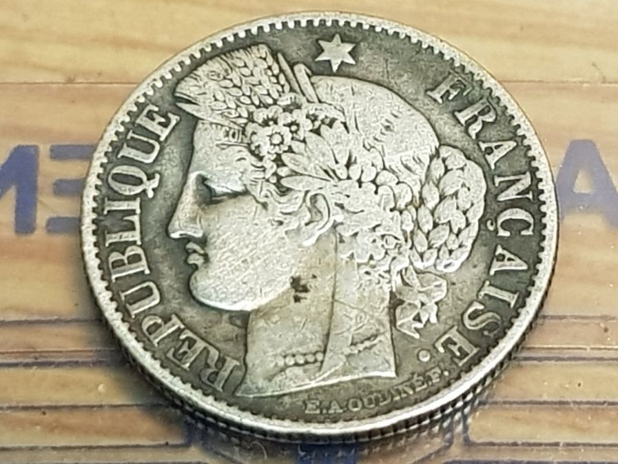 Tutti le monete: Frankreich: 50 Centimes 1850 A , Silber – Usato da Schöftland venduto da Topdeal4 3