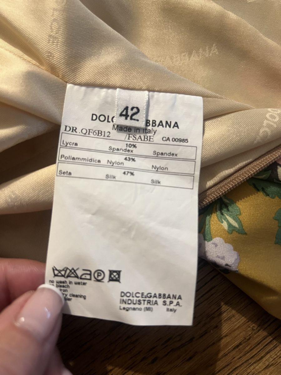 Dolce & Gabbana Vestiti: Dolce & Gabbana Kleid Seide wunderschön! – Nuovo (secondo la descrizione) da Horgen venduto da Baroseda 6