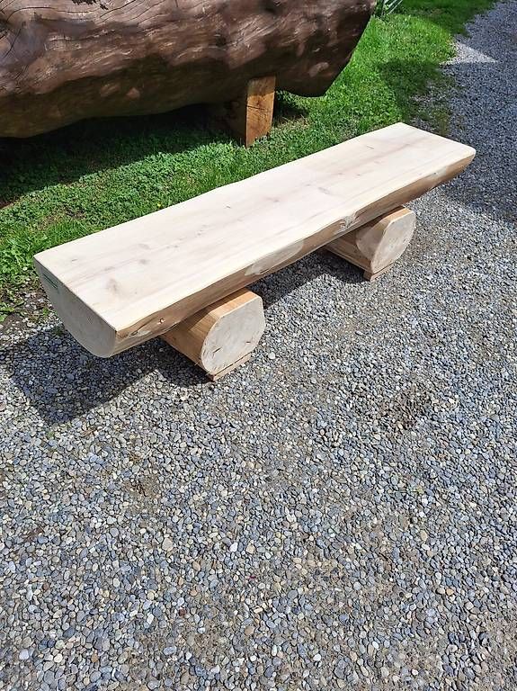 Panchine: massive Rundholzbank einfach – Usato da Mettendorf TG venduto da 892421 1