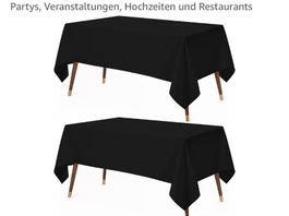 Utopia Kitchen Tischdecken 2er-Set schwarz 152x259 gebraucht