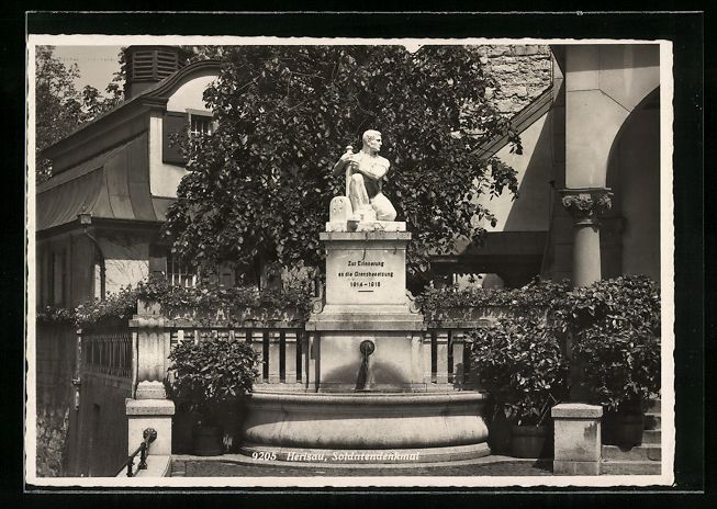 Cartoline postali: AK Herisau, Soldatendenkmal – Usato da Berlin venduto da bartko-reher