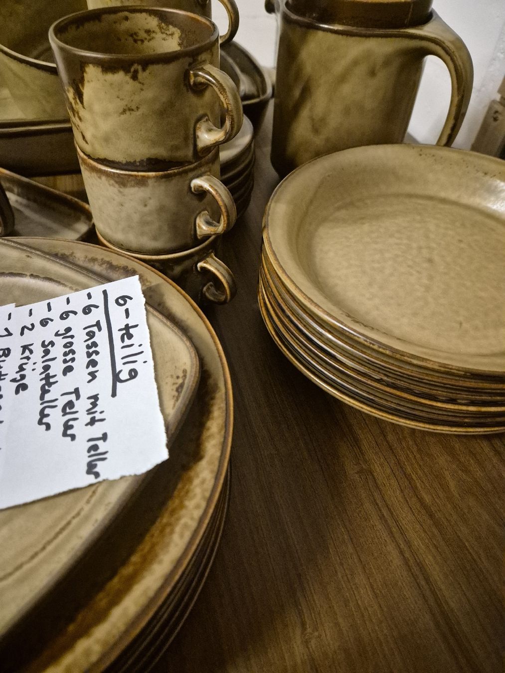 Set di piatti: Geschirrset Langenthal"Sahara ",6 -teilig – Usato da Villmergen venduto da MONCHHICHI 2
