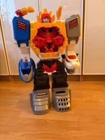 Megazord mit Mini Ranger, macht Geräusche