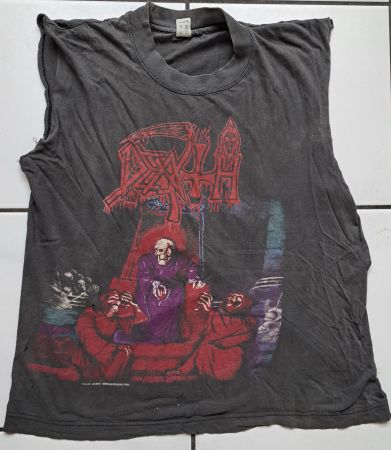 Vintage Death T-Shirt Scream Bloody Gore 1992 Gr.L
