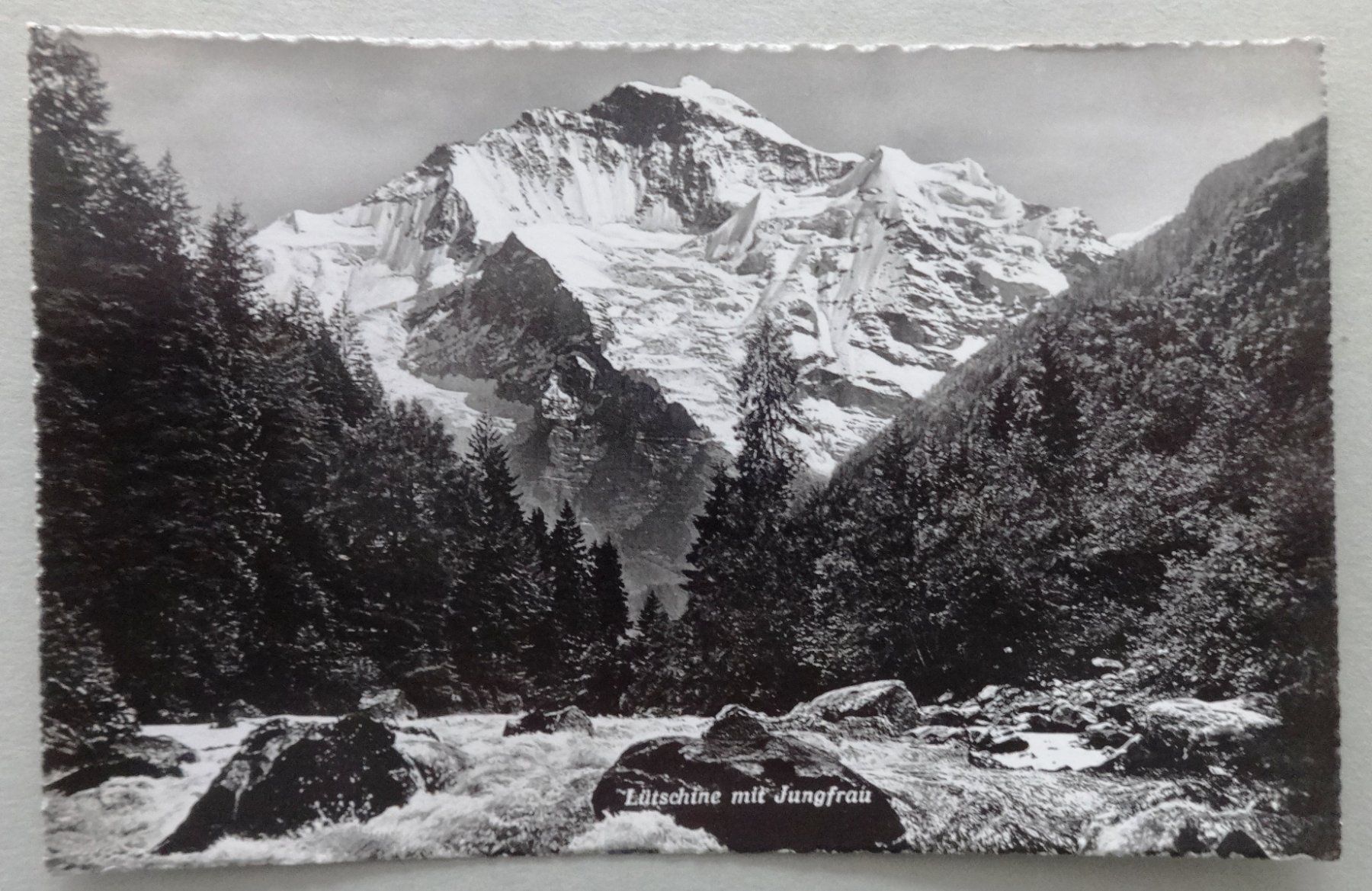 Cartoline postali: Lütschine mit Jungfrau – Usato da Fétigny venduto da Billy2miny