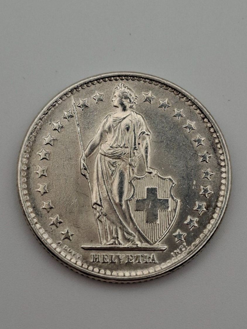 Tutti le monete: Schweizer Münze 2 Franken 1965 – Usato da Kriens venduto da Wolly85 2