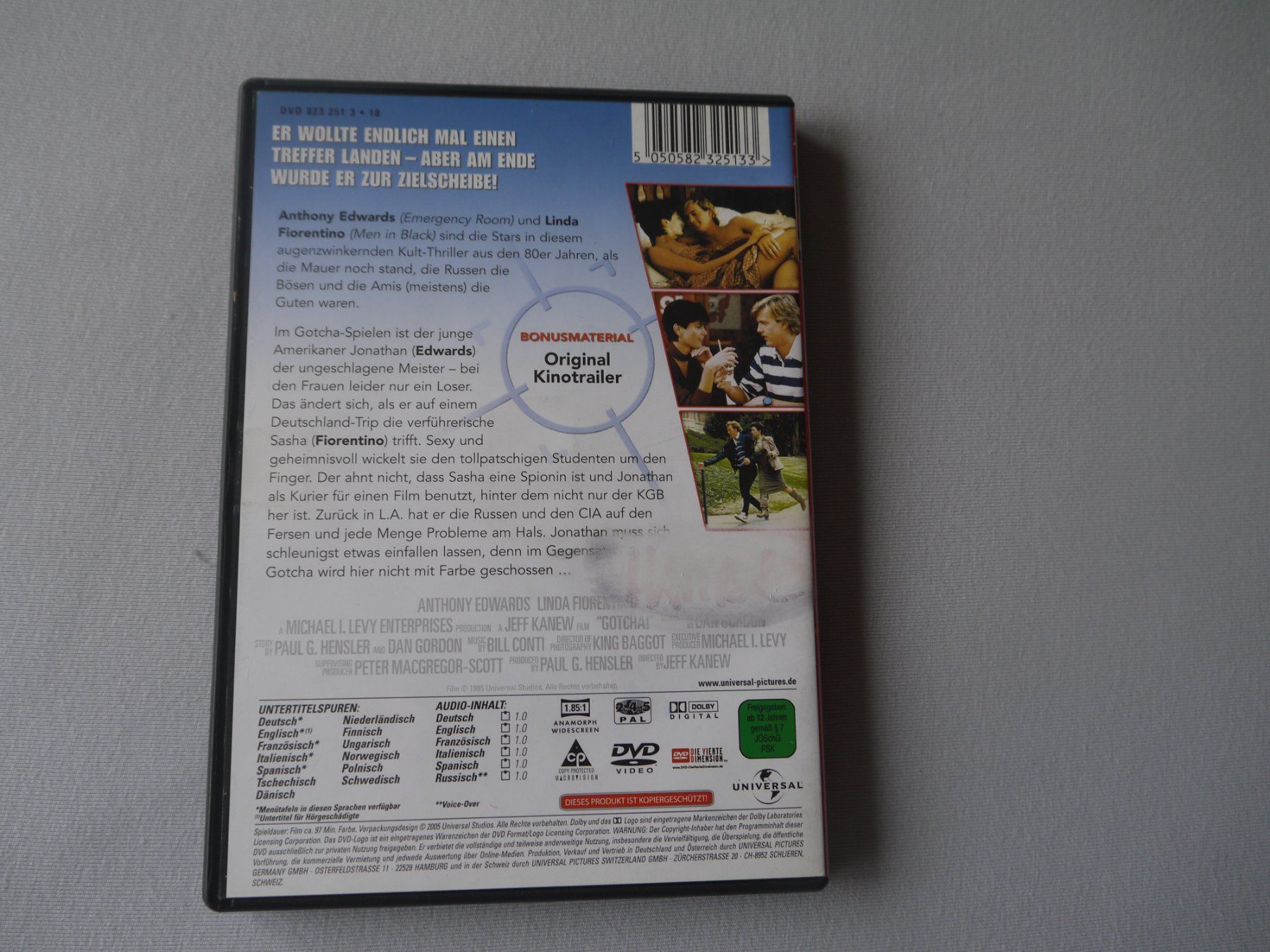Tutti i DVDs: GOTCHA- Ein irrer Typ(1985) – Usato da Hagendorn venduto da Blaf 1