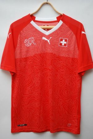 ORIGINAL SCHWEIZ NATI TRIKOT 2018/20 MAILLOT PUMA SVIZZERA M