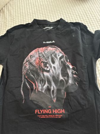 Schwarzes GOALE-T-Shirt "Flying High" - Sommer Must-Have!