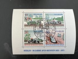 Berlin West 1971 Block  Nr. 3 FDC gest.   (5623)