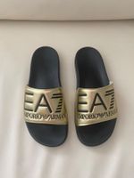 MUST HAVE - stylische/edle EMPORIO ARMANI Sandale, nero, 38