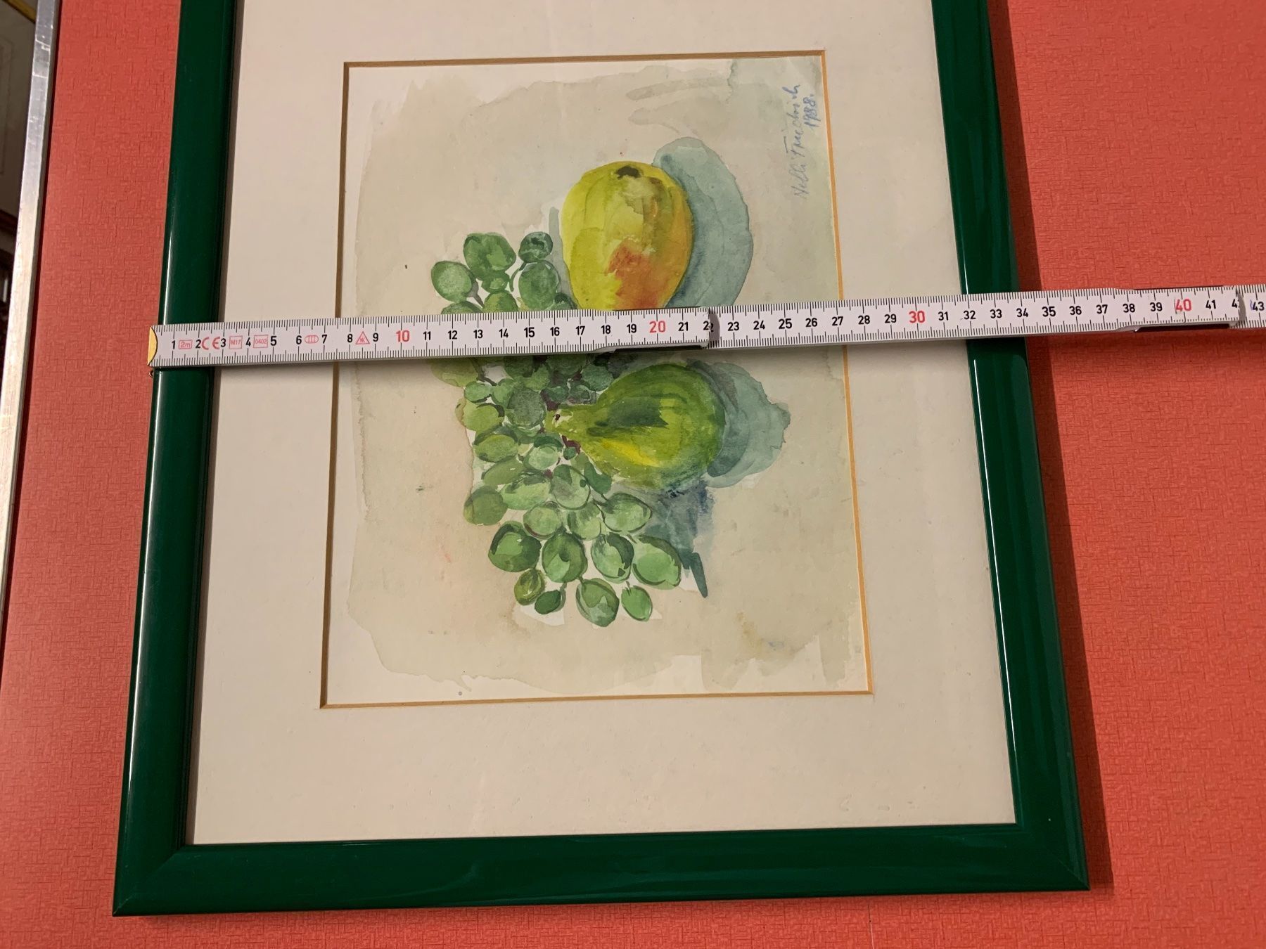 Dipinti: Aquarell Bild Sig.Nelli Friedrich 1988 – Usato da Lanzenhäusern venduto da vic63 4