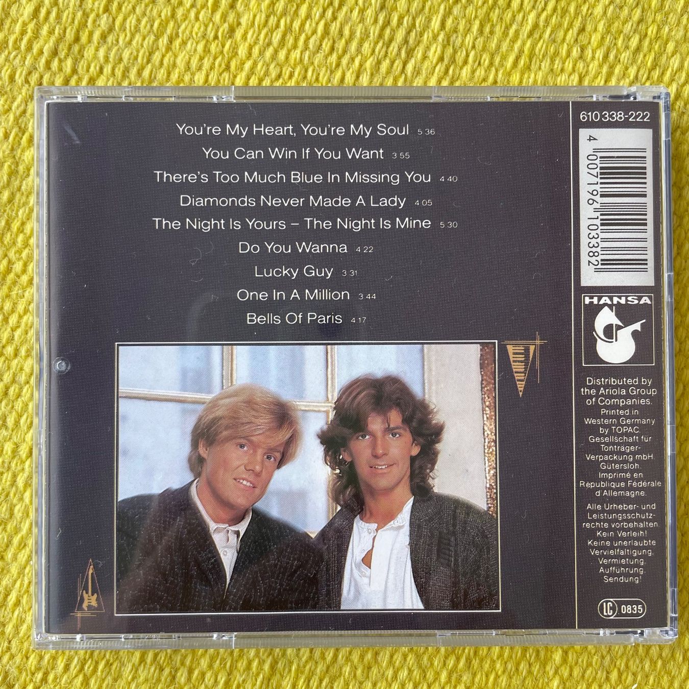 CDs: MODERN TALKING-THE 1ST ALBUM – D'occasion à Rorschacherberg par CD-Roli 1