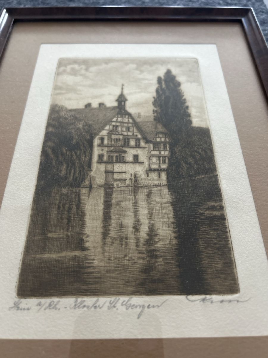Dipinti: Stein am Rhein, Radierung – Usato da Kreuzlingen venduto da Pix66 6