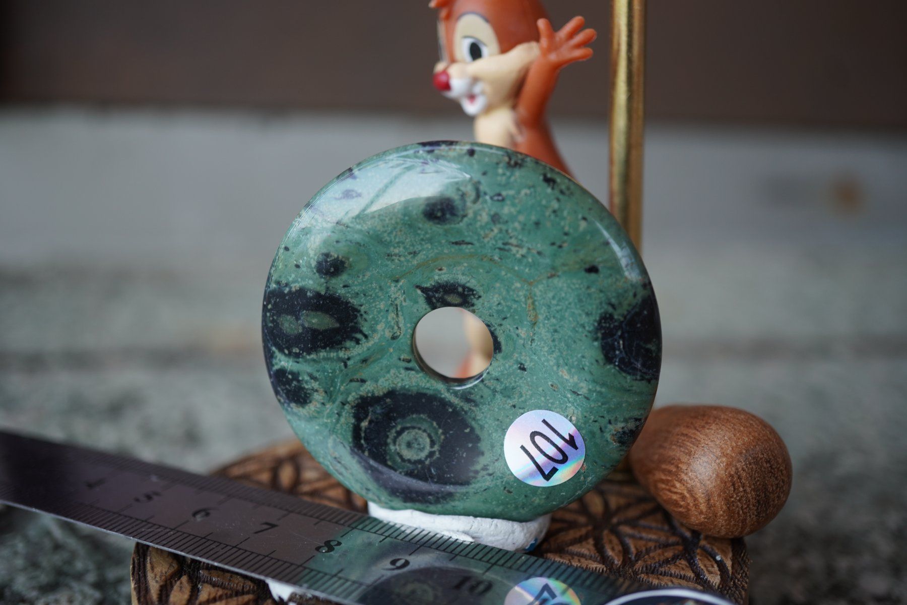 Minerali & Pietre curative: Kambaba    Jasper  Pi Scheibe  ca 50mm   ab  1.-     Räumung – Nuovo e nell'imballaggio originale da Eschenbach SG venduto da topstone 2