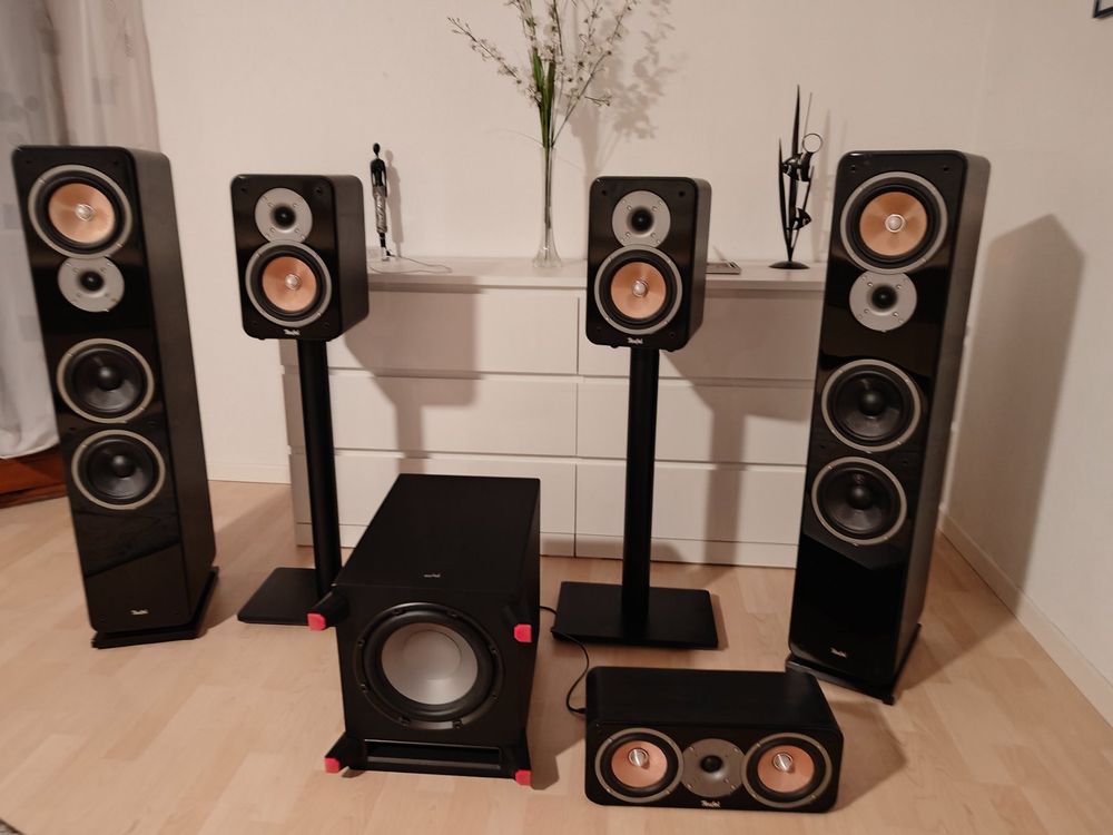 Teufel Ultima 40 Surround 5.1 Set - Altoparlanti Home Cinema Con Subwoofer, Nero - Foto 2